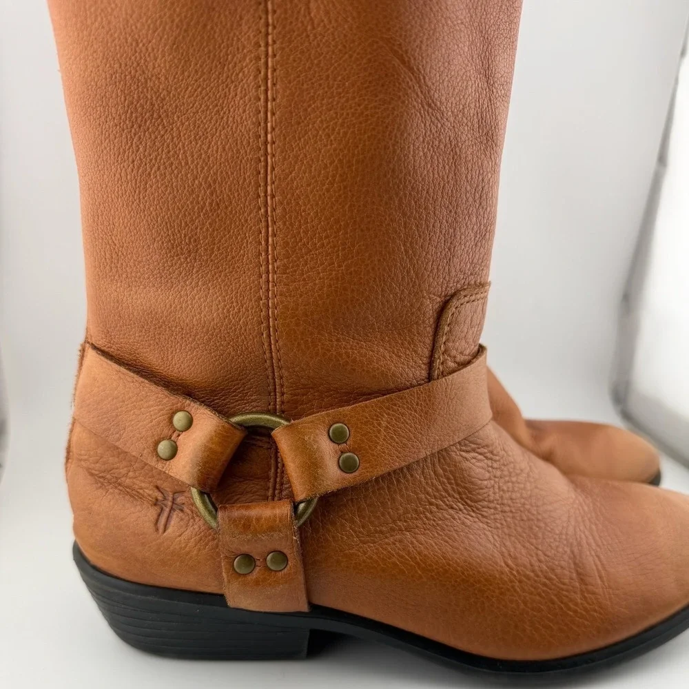 Frye harness boots